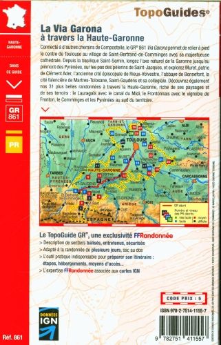 Produktbild: La via Garona &agrave; travers la Haute-Garonne