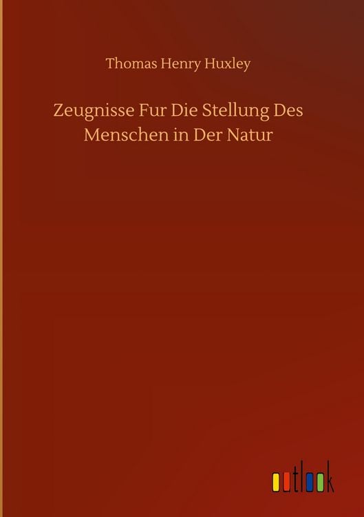 Produktbild: Zeugnisse Fur Die Stellung Des Menschen in Der Natur