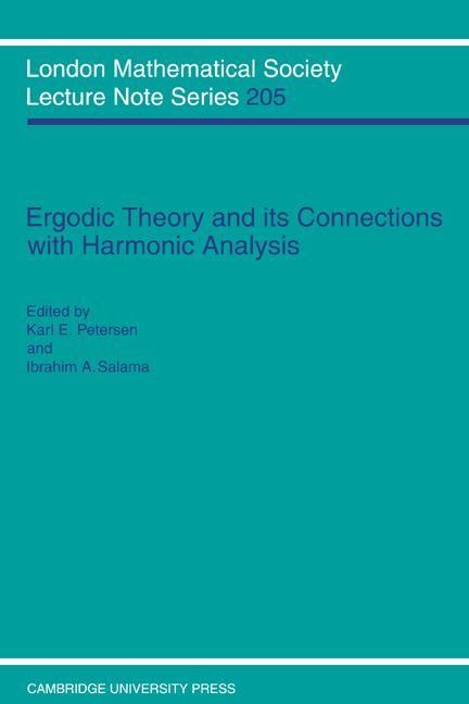 Produktbild: Ergodic Theory and Harmonic Analysis