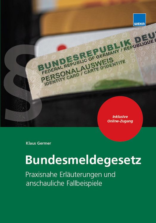 Produktbild: Bundesmeldegesetz