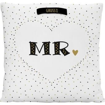 Produktbild: Pl&uuml;schkissen Mr. & Mrs.