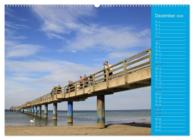 Produktbild: Boltenhagen 2026 (Wandkalender 2026 DIN A2 quer), CALVENDO Monatskalender