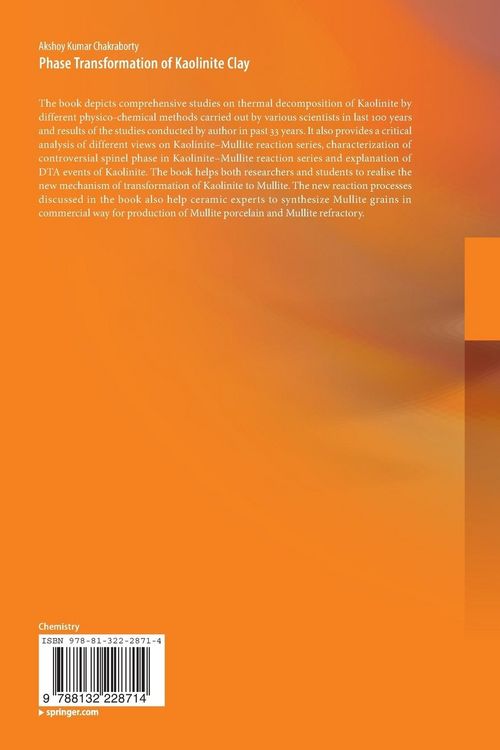 Produktbild: Phase Transformation of Kaolinite Clay