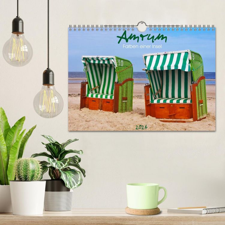 Produktbild: Amrum - Farben einer Insel (Wandkalender 2026 DIN A4 quer), CALVENDO Monatskalender