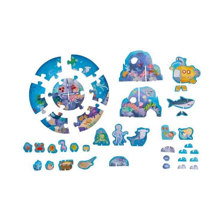 Produktbild: 3D-Puzzle-Spielwelt Unterwasser