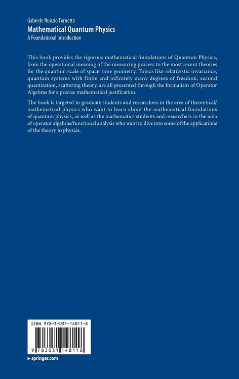 Produktbild: Mathematical Quantum Physics