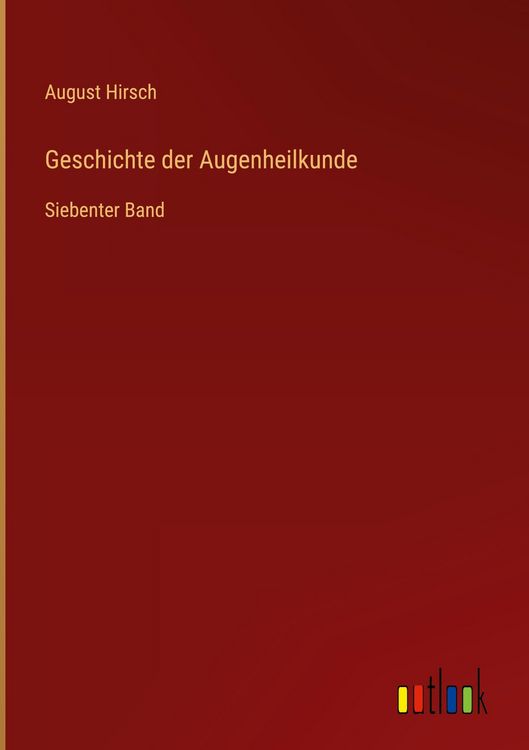 Produktbild: Geschichte der Augenheilkunde