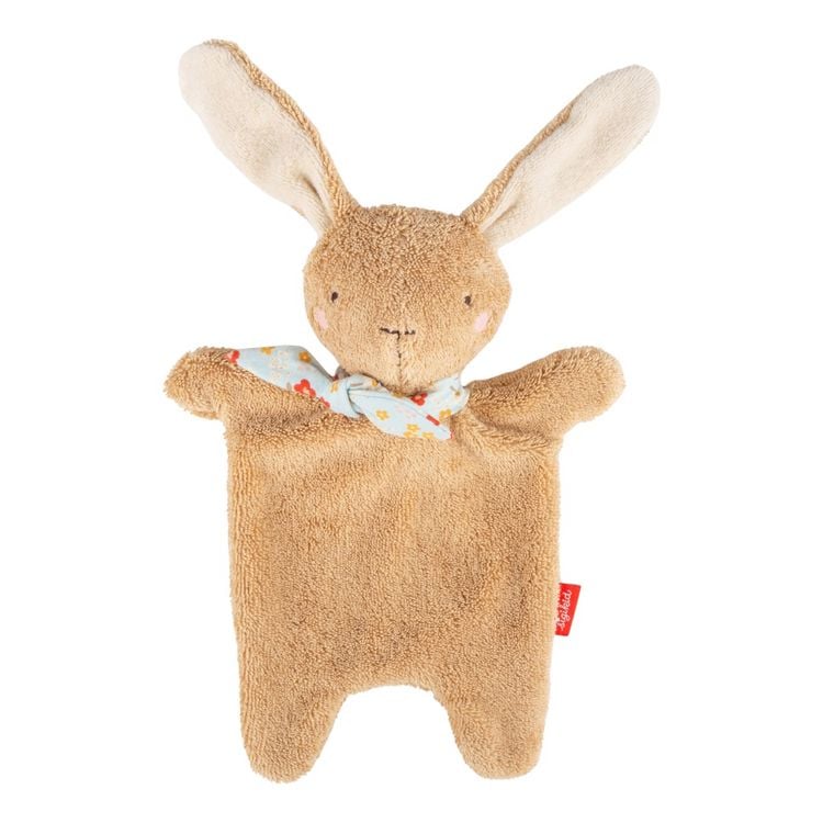 Produktbild: Sigikid 31268 - Baby Schnuffeltuch Hase, braun, Baumwollfrottee, Farmhouse Family