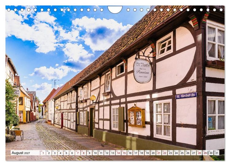 Produktbild: Ein Blick auf Nienburg an der Weser in Farbe (Wandkalender 2027 DIN A4 quer), CALVENDO Monatskalender