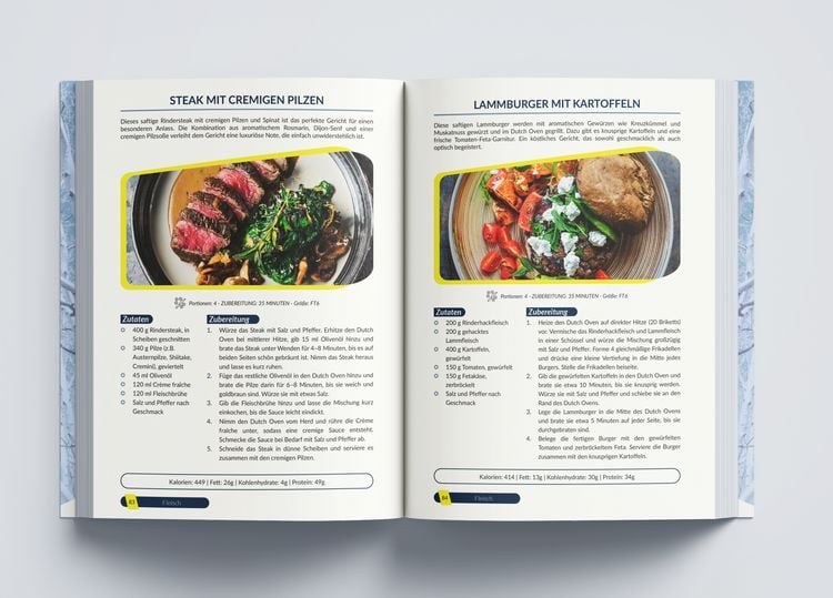 Produktbild: Dutch Oven leicht gemacht! Geniale 5-Zutaten-Rezepte f&uuml;r Unterwegs - Das Dutch Oven Rezeptbuch f&uuml;r unvergessliche Camping & Erlebnisse