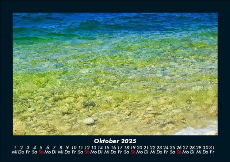 Produktbild: Sehnsucht nach Meer 2025 Fotokalender DIN A5