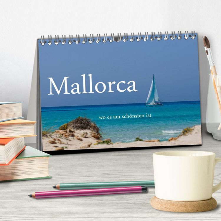 Produktbild: Mallorca wo es am sch&ouml;nsten ist (Tischkalender 2026 DIN A5 quer), CALVENDO Monatskalender