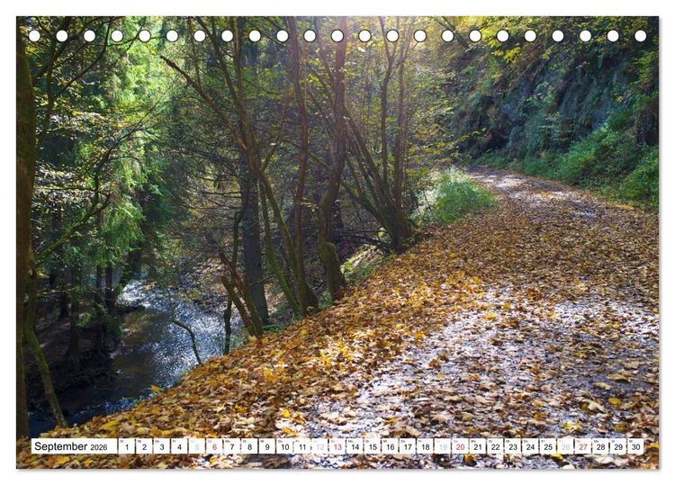 Produktbild: Traumhafte Wege durch die Eifel (Tischkalender 2026 DIN A5 quer), CALVENDO Monatskalender