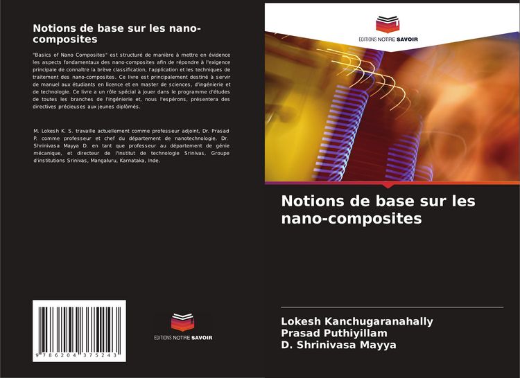 Produktbild: Notions de base sur les nano-composites