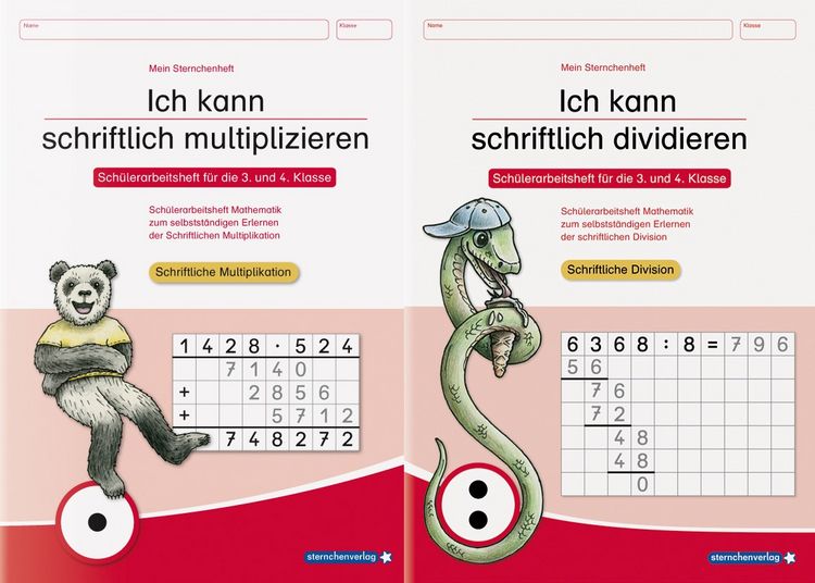 Produktbild: Ich kann schriftlich multiplizieren und dividieren - 2 Arbeitshefte im Set