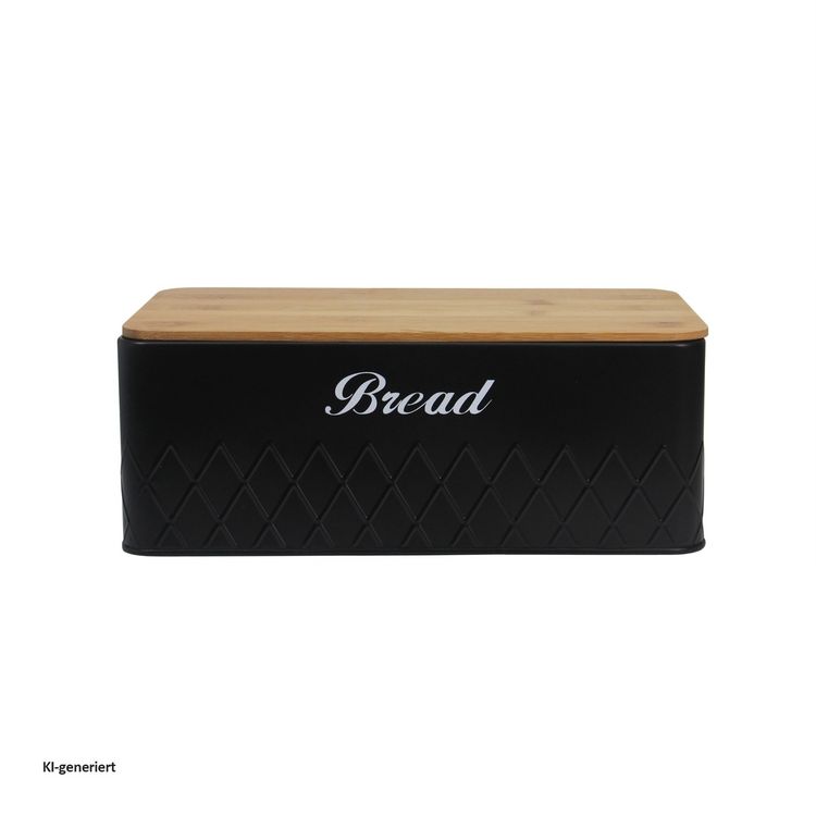 Produktbild: neuetischkultur Brotkasten Vorratsdosen 4er-Set Schwarz Brotkasten Vorratsdosen 4er-Set Schwarz