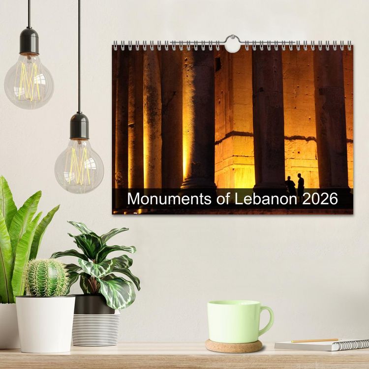 Produktbild: Monuments of Lebanon 2026 (Wall Calendar 2026 DIN A4 landscape), CALVENDO 12 Month Wall Calendar