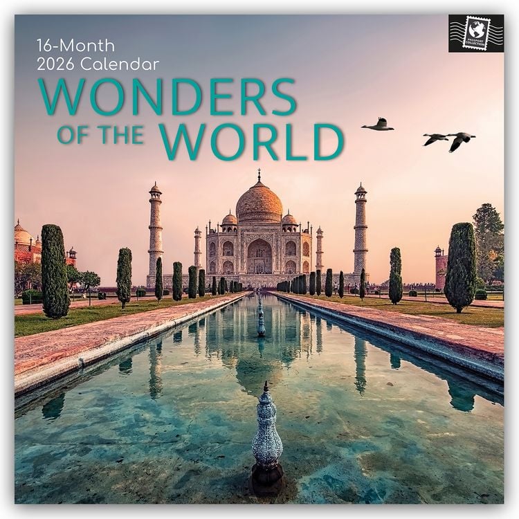 Produktbild: Wonders of the World – Wunder der Welt 2026 – 16-Monatskalender