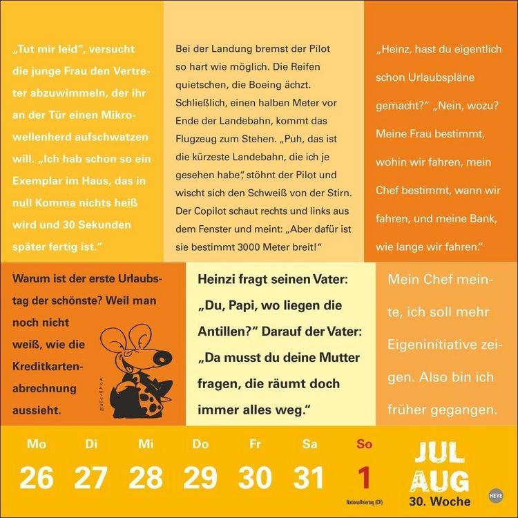 Produktbild: Witze f&uuml;rs Klo Kalender 2027