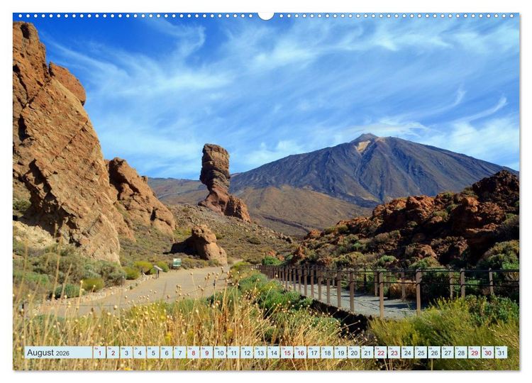 Produktbild: Teneriffa - Insel der Gl&uuml;ckseligen (Wandkalender 2026 DIN A2 quer), CALVENDO Monatskalender