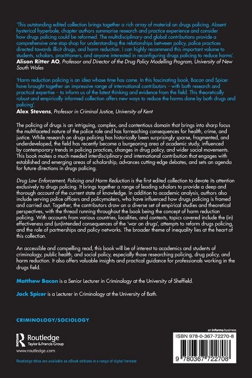 Produktbild: Drug Law Enforcement, Policing and Harm Reduction