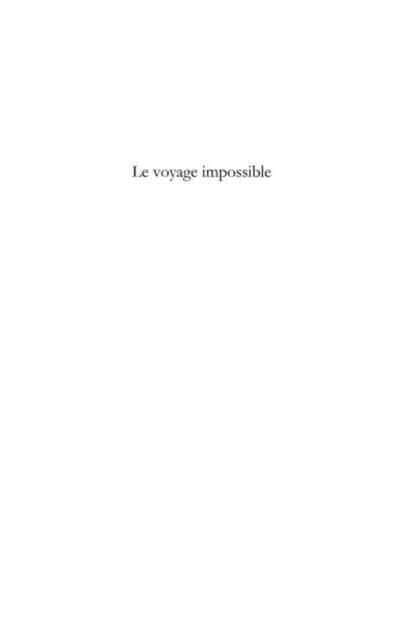 Produktbild: Voyage impossible Le