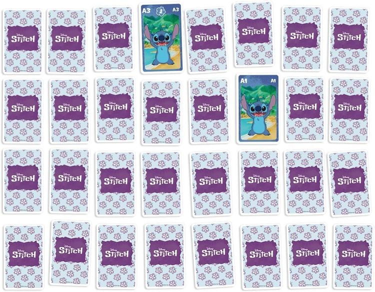 Produktbild: Shuffle 10049718 - Disney Stitch, 4in1 Kartenspiel