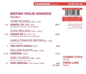 Produktbild: British Violin Sonatas Vol.3
