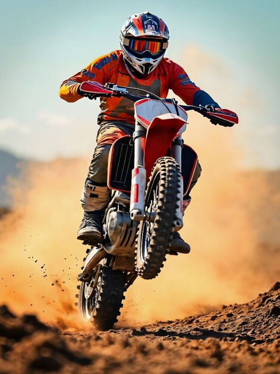Produktbild: CALVENDO Puzzle Wheelie Power - Motocross pur | 1000 Teile Lege-Gr&ouml;&szlig;e 64x48cm Foto-Puzzle f&uuml;r gl&uuml;ckliche Stunden