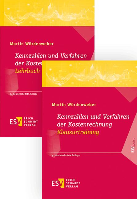 Produktbild: Paket aus den zwei B&uuml;chern: - - Kennzahlen und Verfahren der Kostenrechnung - Lehrbuch und - - Kennzahlen und Verfahren der Kostenrechnung - Klausurtraining