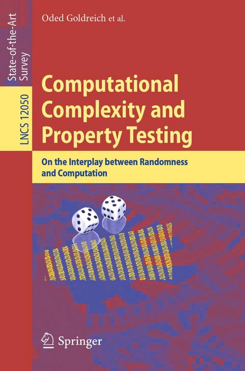 Produktbild: Computational Complexity and Property Testing