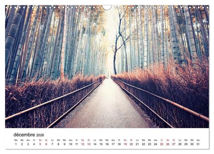 Produktbild: Merveilleux Japon (Calendrier mural 2026 DIN A3 vertical), CALVENDO calendrier mensuel