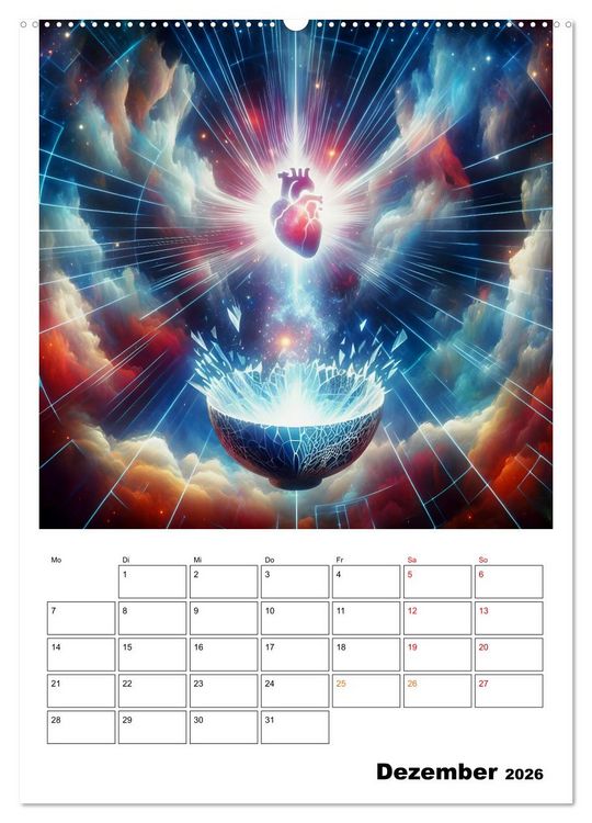 Produktbild: Erneuerung im Licht (Wandkalender 2026 DIN A2 hoch), CALVENDO Monatskalender