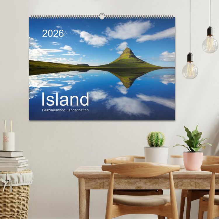 Produktbild: ISLAND 2026 - Faszinierende Landschaften (Wandkalender 2026 DIN A2 quer), CALVENDO Monatskalender