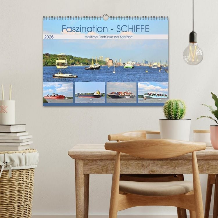 Produktbild: Faszination - SCHIFFE (Wandkalender 2026 DIN A3 quer), CALVENDO Monatskalender