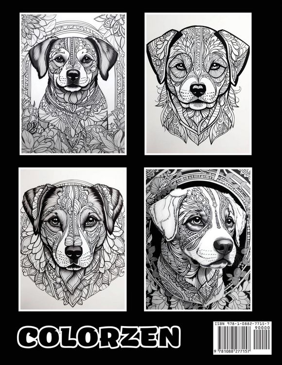 Produktbild: Labrador Serenity Mandalas