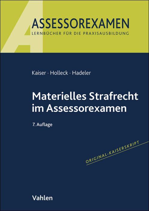 Produktbild: Materielles Strafrecht im Assessorexamen