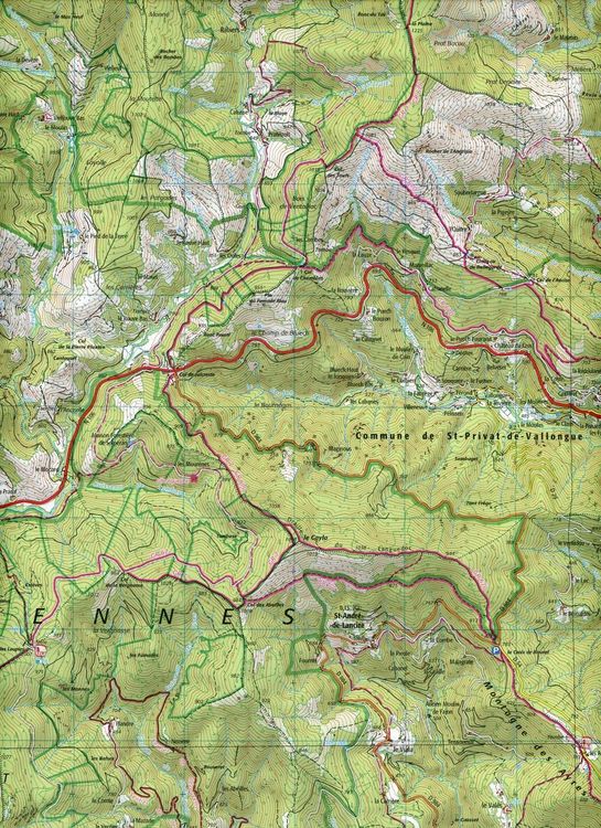 Produktbild: Corniche des C&eacute;vennes 1 : 25 000