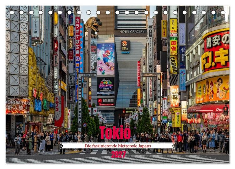 Produktbild: Tokio. Die faszinierende Metropole Japans (Tischkalender 2027 DIN A5 quer), CALVENDO Monatskalender