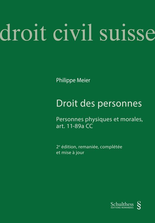 Produktbild: Droit des personnes