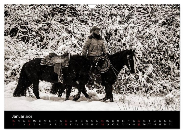 Produktbild: Westernreiten (Wandkalender 2026 DIN A3 quer), CALVENDO Monatskalender