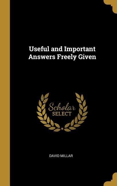 Produktbild: Useful and Important Answers Freely Given
