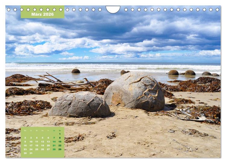 Produktbild: Erlebe mit mir die H&ouml;hepunkte von Neuseeland (Wandkalender 2026 DIN A4 quer), CALVENDO Monatskalender