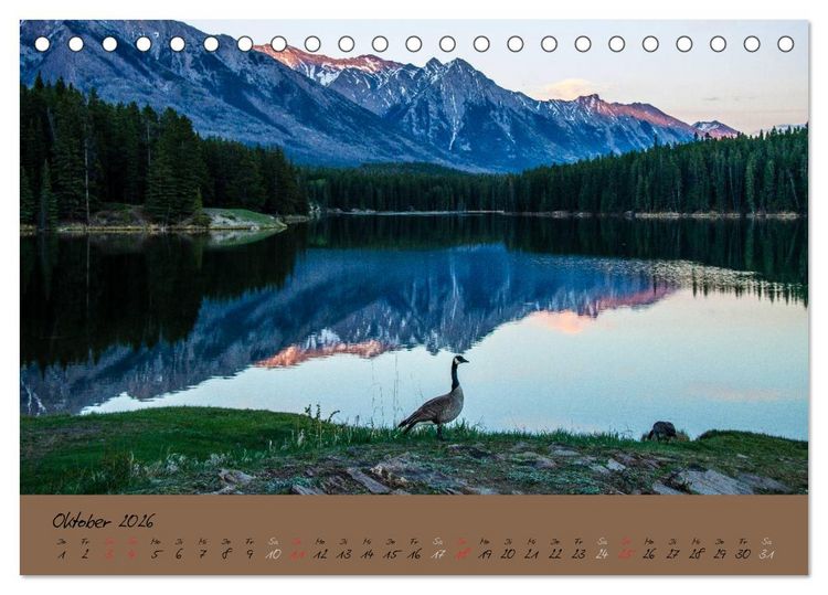 Produktbild: Fernweh nach Westkanada (Tischkalender 2026 DIN A5 quer), CALVENDO Monatskalender