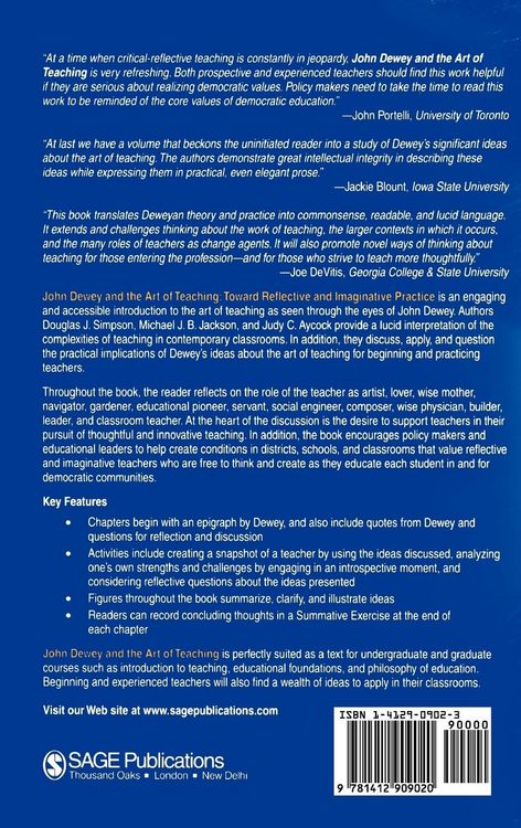 Produktbild: John Dewey and the Art of Teaching