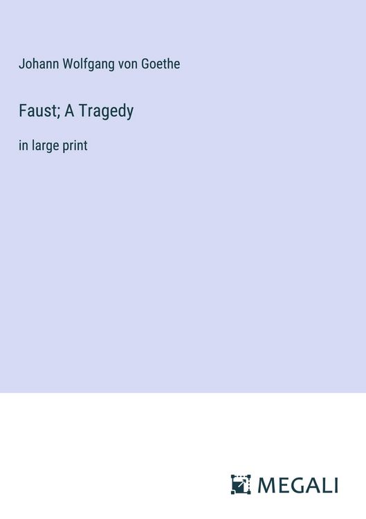Produktbild: Faust; A Tragedy