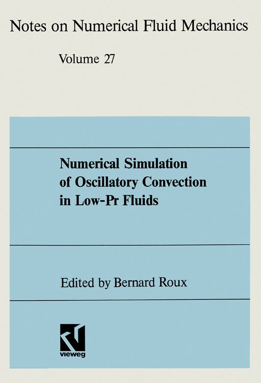 Produktbild: Numerical Simulation of Oscillatory Convection in Low-Pr Fluids