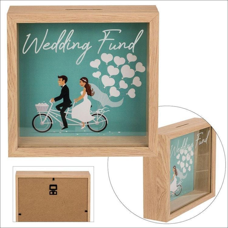 Produktbild: Holz-Spardose Hochzeitskasse