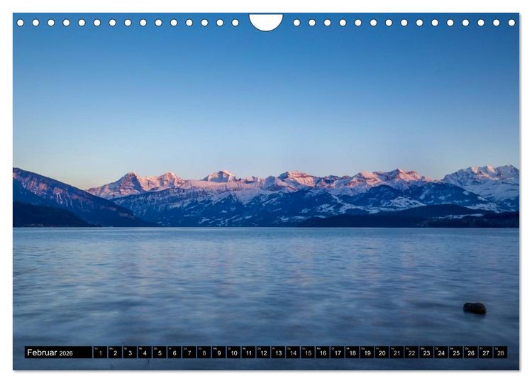 Produktbild: Rund um den Thunersee (Wandkalender 2026 DIN A4 quer), CALVENDO Monatskalender