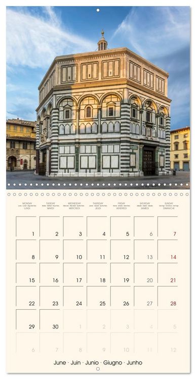 Produktbild: FLORENCE Impressions by day and night (Wall Calendar 2026 12 &times; 12 Inch) CALVENDO 12 Month Wall Calendar